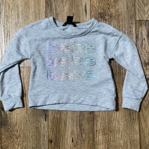 Little grils crew neck hoodie
